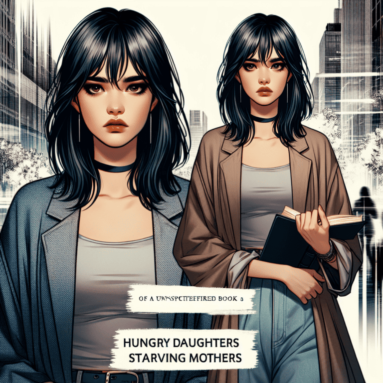 Imagined AI depiction of Jen from "Hungry Daughters of Starving Mothers" by Alyssa Wong, encapsulating the essence of this iconic archetype of Antihero in the narrative.