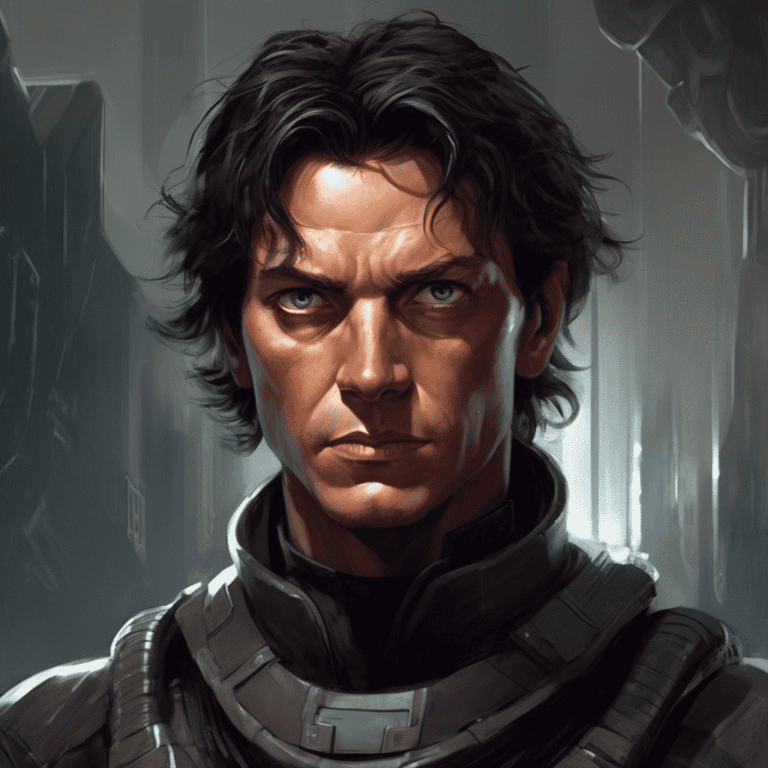 Imagined AI depiction of Paul Atreides from "Proof" by Induction” by José Pablo Iriarte, encapsulating the essence of this iconic archetype of Hero in the narrative.