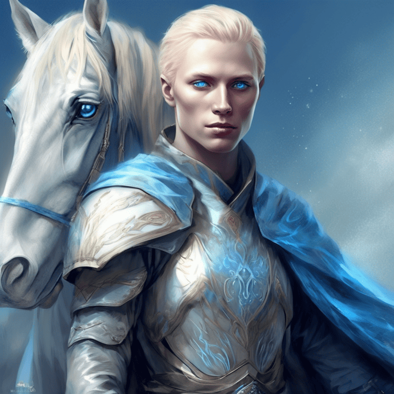 Imagined AI depiction of Brienne of Tarth from "A Feast for Crows" by Charles Gannon, encapsulating the essence of this iconic archetype of Hero in the narrative.