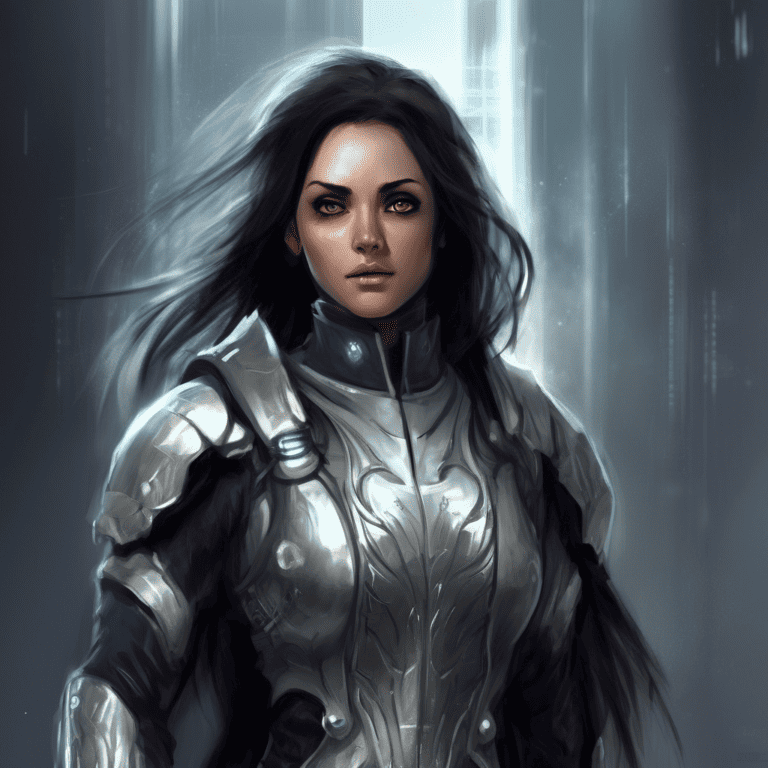 Imagined AI depiction of Miryem from "Spinning Silver" by Naomi Novik, encapsulating the essence of this iconic archetype of Protagonist in the narrative.