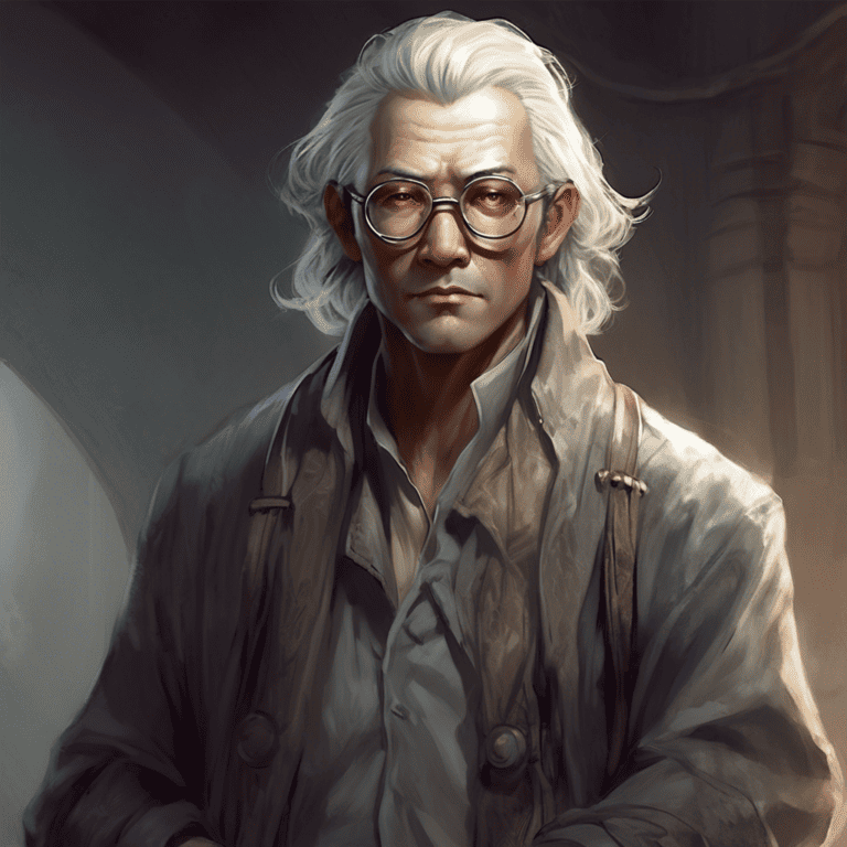 Imagined AI depiction of Dr. Nathan Kim from "Parasite" by Mira Grant, encapsulating the essence of this iconic archetype of Anti-Hero in the narrative.