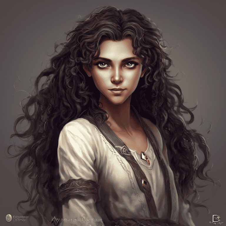 Imagined AI depiction of Ayşe Erkoç from "The Dervish House" by Ian McDonald, encapsulating the essence of this iconic archetype of Young Scientist in the narrative.